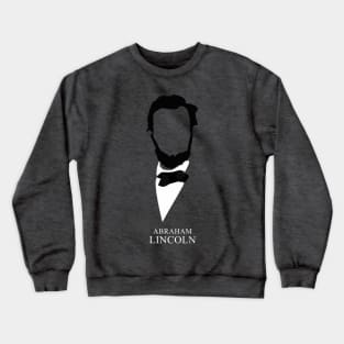 Abraham Lincoln - Minimalist Portrait Crewneck Sweatshirt